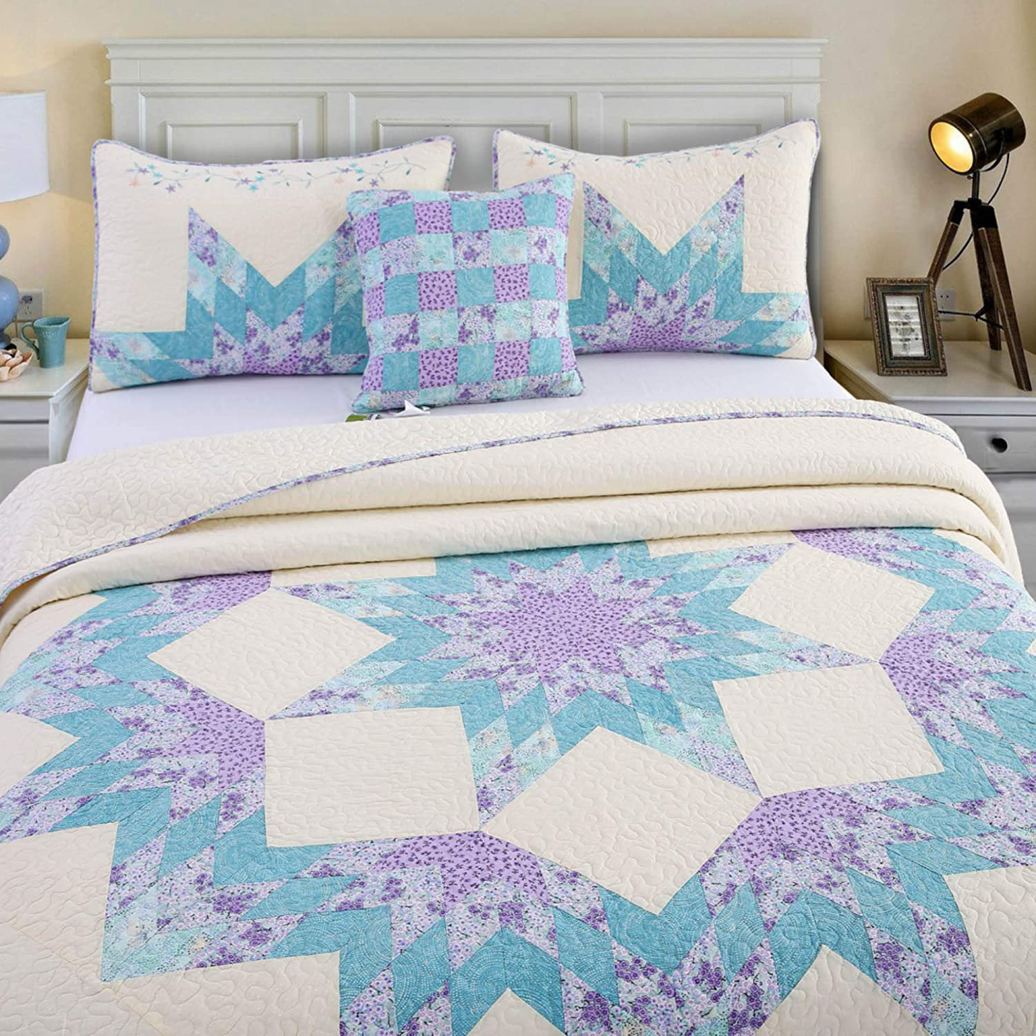 Kasentex Embroidery Single Reversible Quilt - Wayfair Canada